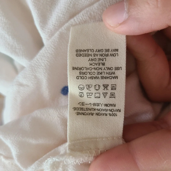 Free People Alabaster Combo Floral Long Sleeve Tunic Mini Dress Size Small - Picture 8 of 16